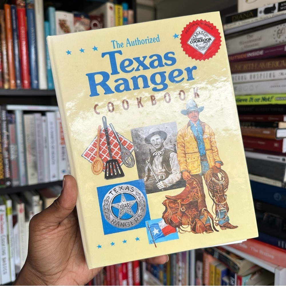 The Authorized Texas Ranger Cookbook (1996) Spiral Vintage
